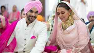 Forget Nora Fatehi, Tiger Zinda Hai actor Angad Bedi just got married to Roadies fame Neha Dhupia; see pics
