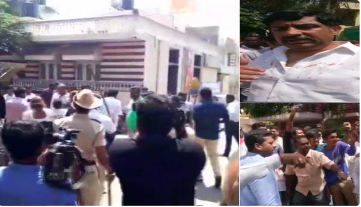 Karnataka Election 2018: Clash between BJP and Congress workers outside Bengaluru booth after BJP corporator thrashed at Hampi Nagar