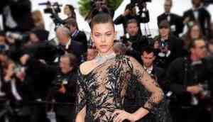 Cannes 2018: Victoria’s Secret star Georgia Fowler flashes bare breasts in stunning semi-lacy sheer dress
