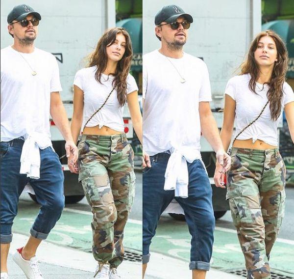 Leonardo DiCaprio and girlfriend Camila Morrone wear matching white ...