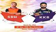 SRH vs KKR: Kane Williamson won the toss and chose to bat first