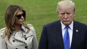  Trump misspells wife Melania’s name in homecoming tweet after kidney procedure