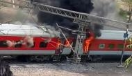 Video: Andra Pradesh AC Superfast Express two coaches catch fire near Gwalior; narrow escape for passengers