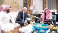 Saudi Crown Prince Salman 'kicks death rumours out of the window' by meeting FIFA president Gianni Infantino in Jeddah