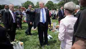 Trump's grossest tweet ever, praises himself on the great Memorial Day