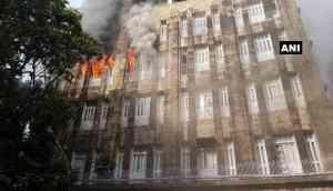 Breaking News! Massive fire breaks out in South Mumbai's Scindia House office building near Fort area; rescue operation underway.