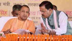Watch: At former UP Chief Minister ND Tiwary's last rites, CM Yogi Adityanath and Ministers caught laughing on camera