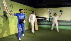 Virat Wax Statue