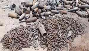 Military Intelligence found 400 live bombs from scrap dealer at Jaisalmer, Rajasthan