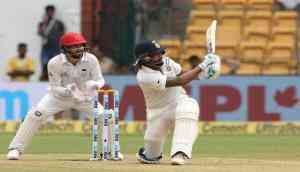 IND Vs AFG:  Indian stylish opener Murali Vijay nears ton, rain halts play in historic Test