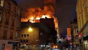 Shocking: Iconic Glasgow School of Art building engulfed by destructive fire