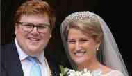 Stunning! Celia McCorquodale wore same tiara that Princess Diana wore at her own nuptials 