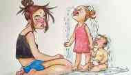 Life as a mom: Artist depicts funny and adorable side of being a mother