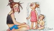 Life as a mom: Artist depicts funny and adorable side of being a mother
