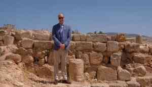 Prince William visits Roman ruins in Jordan during royal tour