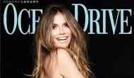 Supermodel Heidi Klum poses topless for Ocean Drive's Swimsuit double issue