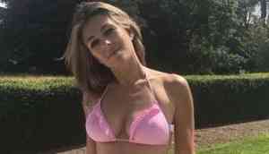 Check out Liz Hurley covers her breast with a hat; shares sizzling topless snap on Instagram