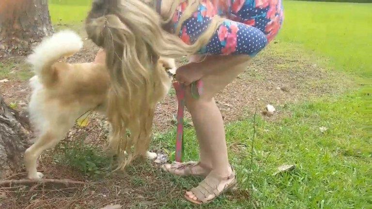 Watch: American woman drinks her dog’s urine and claims can help cure her a...