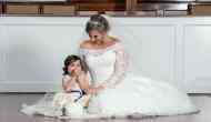 The 3-year-old cancer survivor becomes flower girl at bone marrow donor's wedding
