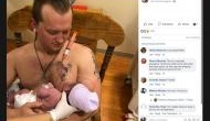 Wisconsin dad ‘breastfeeds’ newborn as his wife recovers from C-section complications