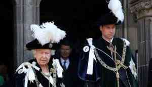 Prince William wears Ostrich feather hat for Annual Knights service in Scotland