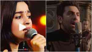 Alia Bhatt sang rumored boyfriend Ranbir Kapoor's hit song 'Ae Dil Hai Mushkil' in the most adorable way; even Karan Johar is impressed