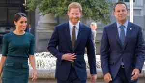 Royal Couple: Prince Harry and Meghan Markle reach Dublin to embark 1st foreign trip since wedding; meets Irish PM