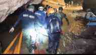 Thai cave rescue: Latest video shows rescuers risking life through slippery passage