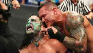 Shocking! WWE superstar Randy Orton tries to rip Jeff Hardy's ear off