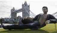 Semi-nude Jeff Goldblum statue appears in London to mark 25 years of Jurassic Park