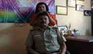 Shocking! Delhi police SHO faces transfer after his photo of'healing session' with godwoman in uniform go viral; see pic