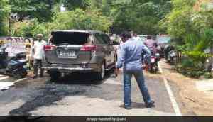 Former AIADMK leader TTV Dhinakaran's car attacked by country made petrol bomb; driver and personal photographer injured