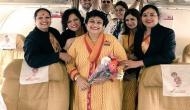 After serving for 38 years, AIR India hostess could not hold tears after her pilot daughter gave her a memorable goodbye!