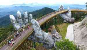 Vietnam's concrete 'Golden Bridge'