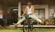 MS Dhoni's hilarious stunt on bicycle leaves fans confused; watch video