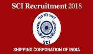 SCI Recruitment 2018: Apply for walk-in interview before the last date; check out post details