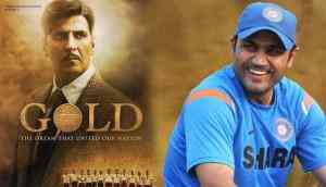 Virender Sehwag shares an early review of Akshay Kumar and Mouni Roy starrer Gold; see pics