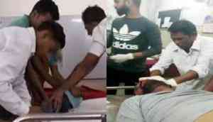Watch: Sweeper at Gujarat hospital caught on camera giving 'stitches' on the head of a patient; video goes viral