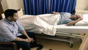 RJD leader Tejashwi Yadav worried about father Lalu Prasad Yadav's deteriorating health; shares an emotional picture