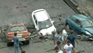 Kolkata Bridge Collapse: At least one dead and 25 injured after a portion of the Majerhat bridge collapsed