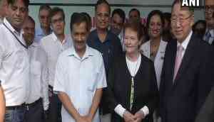 Elders' delegation and Delhi government visiting a Mohalla clinic