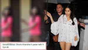 Dhadak actress Janhvi Kapoor wore a really short dress and got brutally trolled; Netizens said ‘bechari pants phena bhul gayi’