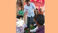 Watch: Jharkhand BJP worker washes feet of MP Nishikant Dubey, drinks that 'dirty' water; video goes viral