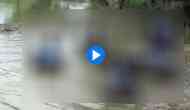 These school kids travelling without boat to their school will fill your eyes with tears; see video