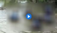 These school kids travelling without boat to their school will fill your eyes with tears; see video