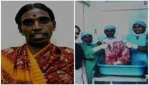 Vasantha and the tumor removed