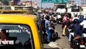 Mumbai bridge collapses: Under-construction bridge slab falls at Shivaji Nagar red signal in Mumbai; heavy traffic jam on route