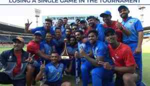 Mumbai wins their 3rd Vijay Hazare Trophy