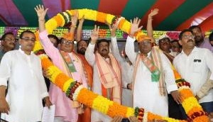Odisha Congress leader Padmalochan Panda joins BJP