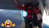 Shocking! A Canadian rapper dies during a music video shoot while doing a stunt on airplane wing; see video